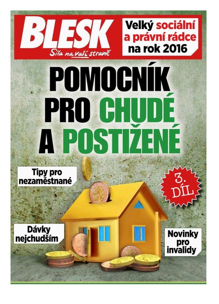 Blesk - Pomocník pro chudé a postižené 8.2.2016