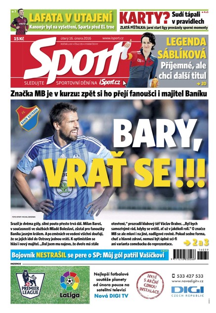 Sport - 16.2.2016