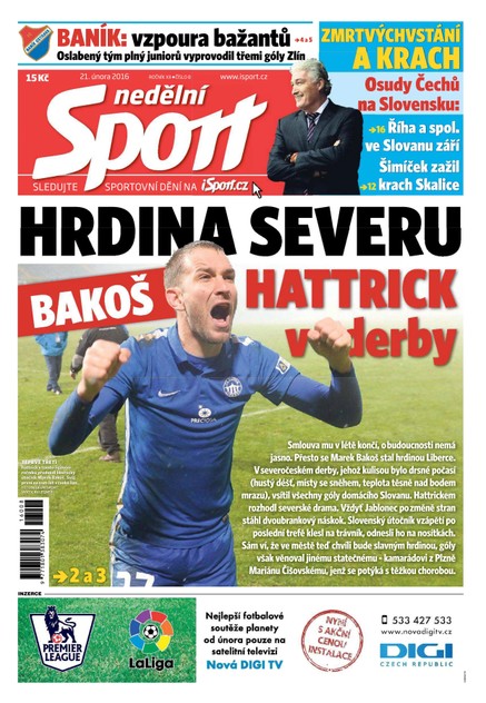 Nedělní Sport - 21.2.2016