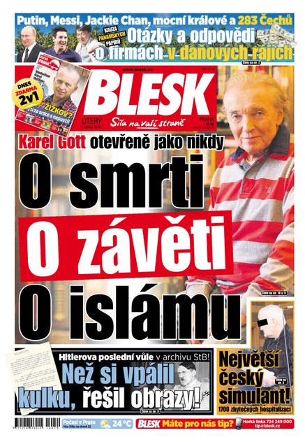 Blesk - 5.4.2016