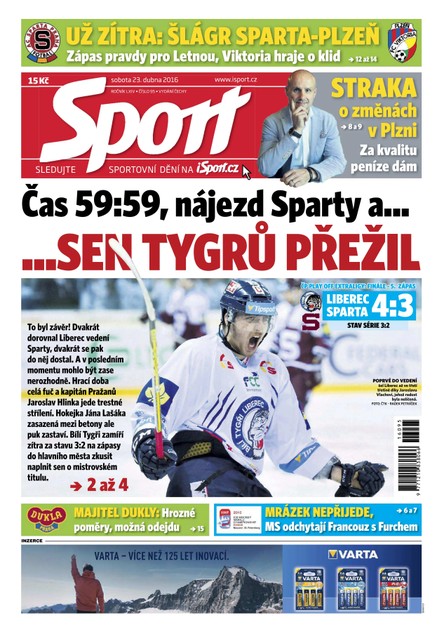 Sport - 23.4.2016