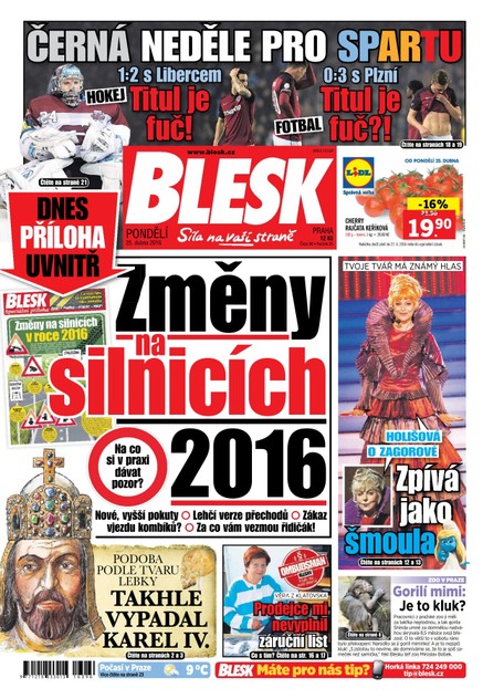 Blesk - 25.4.2016