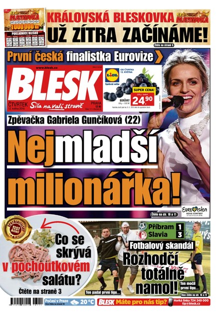 Blesk - 12.5.2016