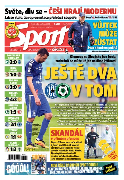 Sport - 12.5.2016