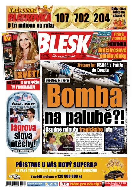 Blesk - 20.5.2016