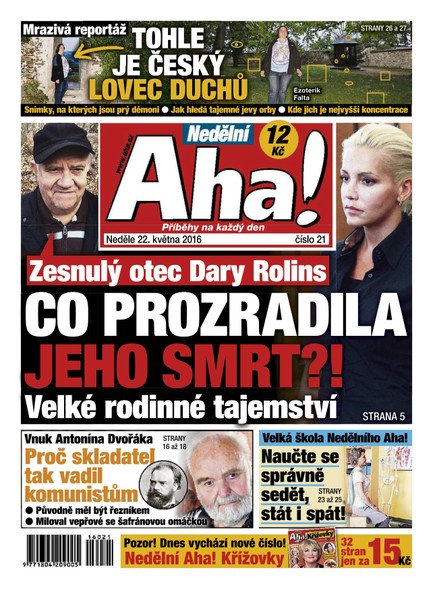 Nedělní AHA! - 22.5.2016