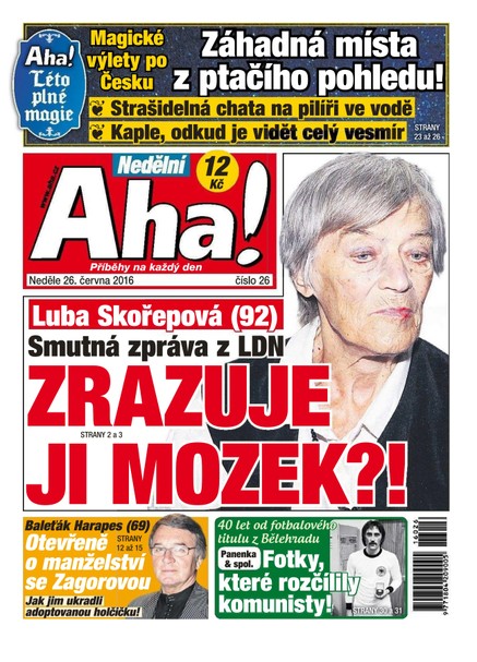 Nedělní AHA! - 26.6.2016