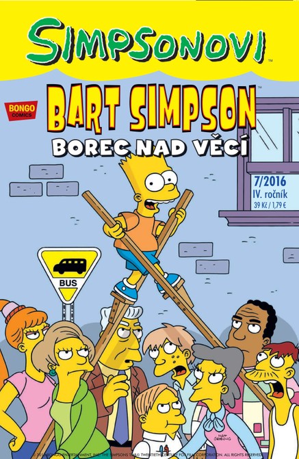 Bart Simpson 7/2016: Borec nad věcí