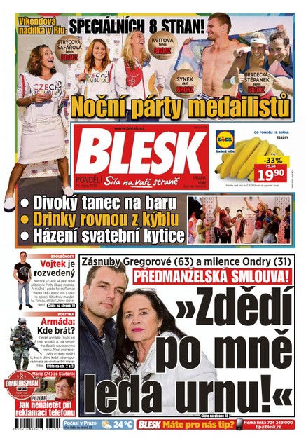 Blesk - 15.8.2016