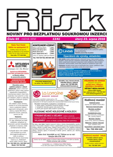 Risk 65/2016