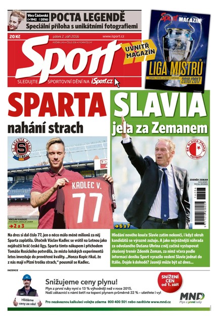 Sport - 2.9.2016