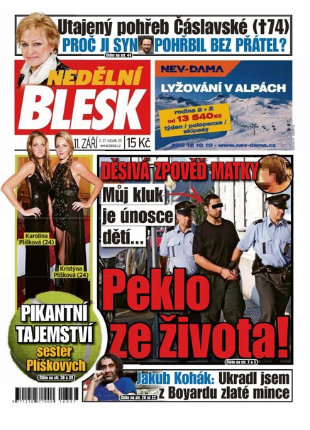 Nedělní Blesk - 11.9.2016
