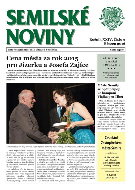 Semilské Noviny - 3/2016