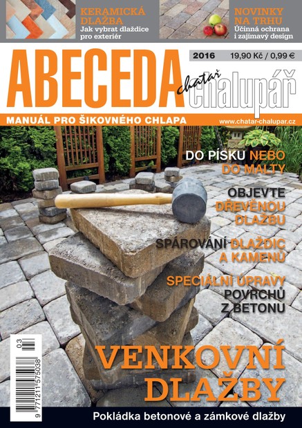 Abeceda - venkovní dlažby 2016