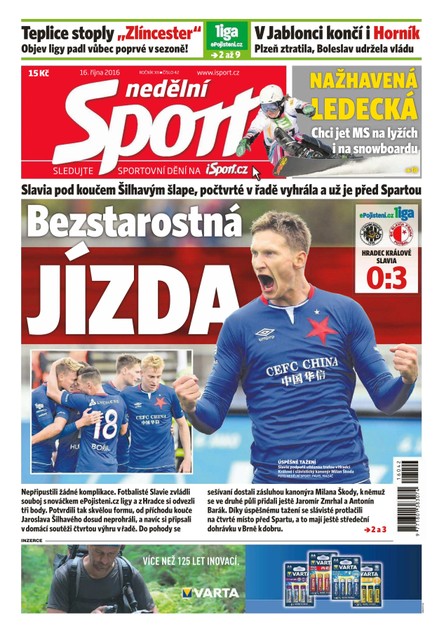 Nedělní Sport - 16.10.2016