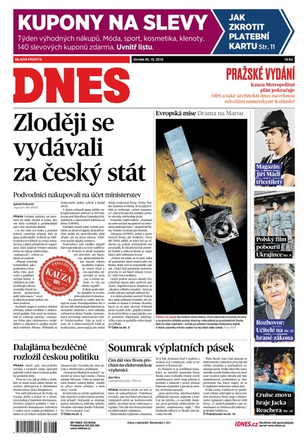 MF DNES - 20.10.2016