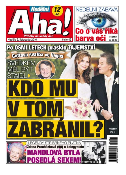 Nedělní AHA! - 6.11.2016