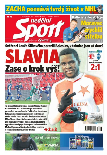 Nedělní Sport - 27.11.2016