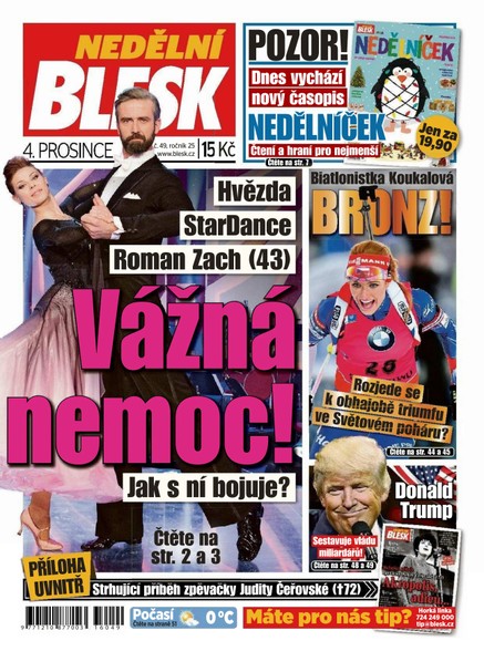 Nedělní Blesk - 4.12.2016