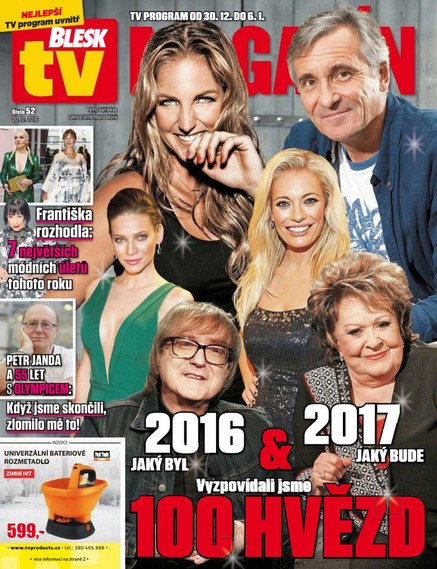 Blesk Tv magazín - 30.12.2016