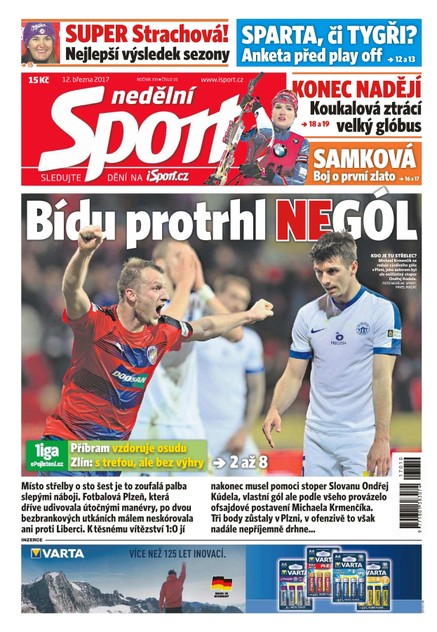 Nedělní Sport - 12.3.2017