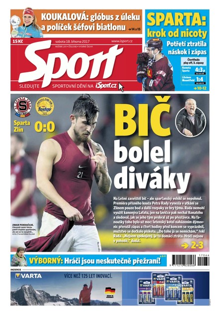 Sport - 18.3.2017