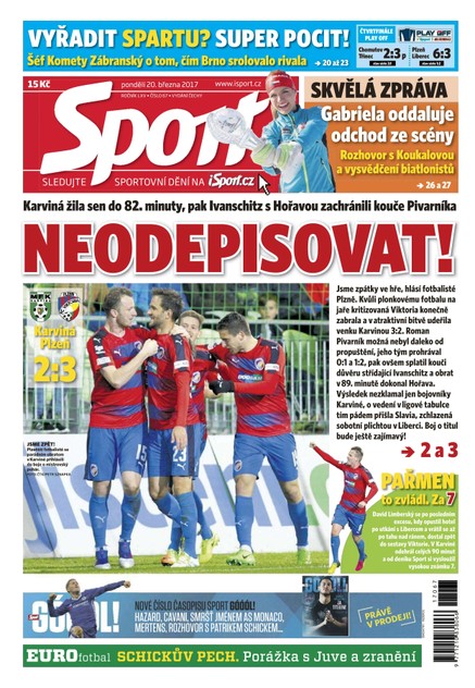 Sport - 20.3.2017