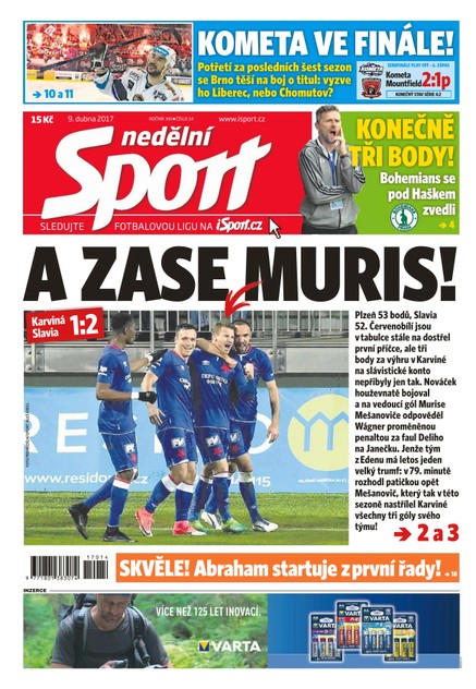 Nedělní Sport - 9.4.2017