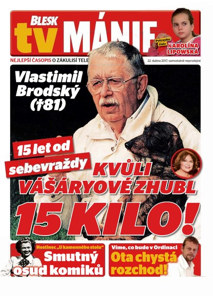 Blesk Tv manie - 22.4.2017