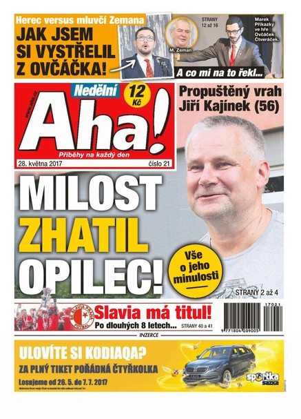 Nedělní AHA! - 28.5.2017
