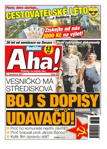 Nedělní AHA! - 2.7.2017