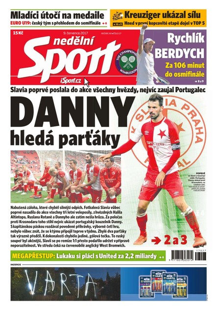 Nedělní Sport - 9.7.2017