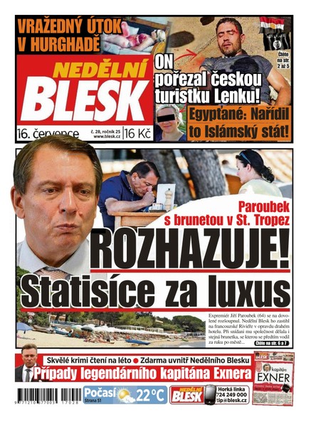 Nedělní Blesk - 16.7.2017