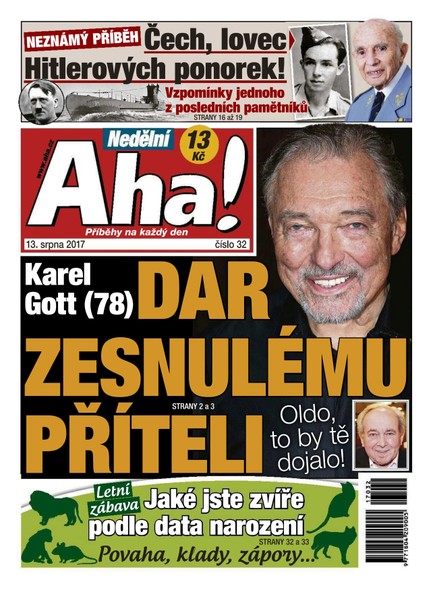 Nedělní AHA! - 13.8.2017