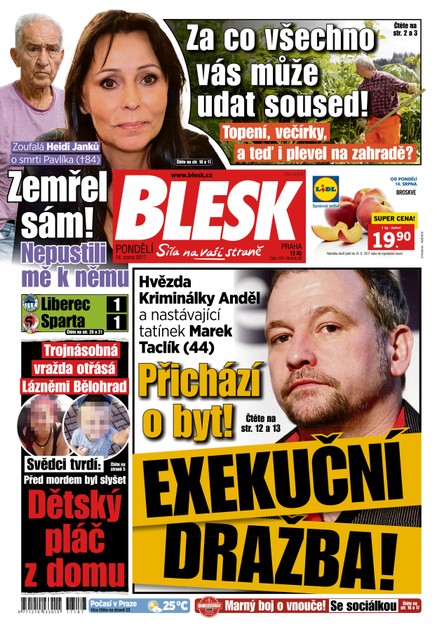 Blesk - 14.8.2017