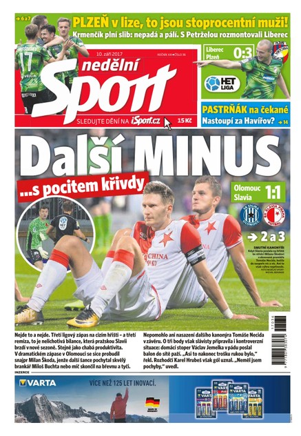 Nedělní Sport - 10.9.2017