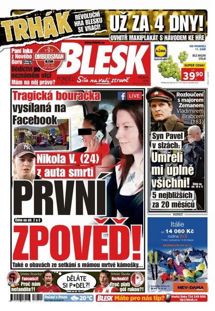 Blesk - 11.9.2017