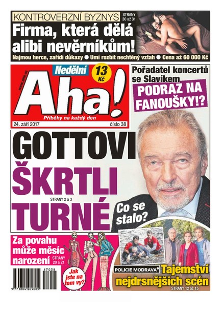 Nedělní AHA! - 24.9.2017