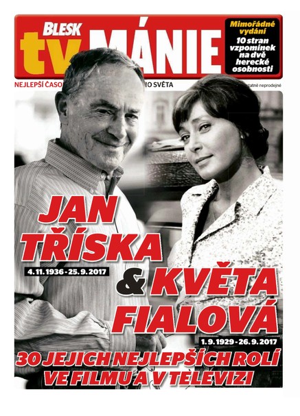 Blesk Tv manie - 30.9.2017