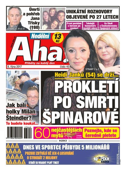 Nedělní AHA! - 8.10.2017