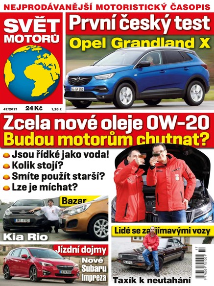 Svět motorů - 20.11.2017