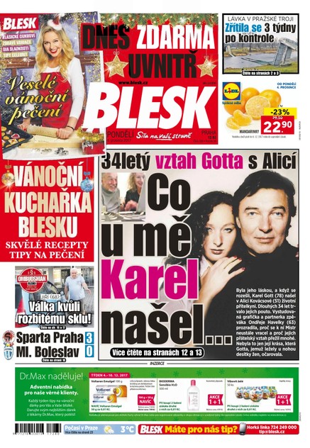 Blesk - 4.12.2017