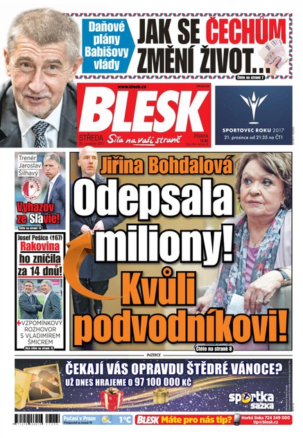 Blesk - 20.12.2017