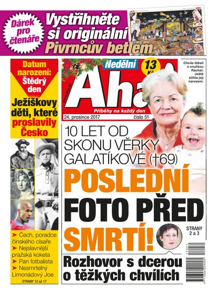 Nedělní AHA! - 24.12.2017