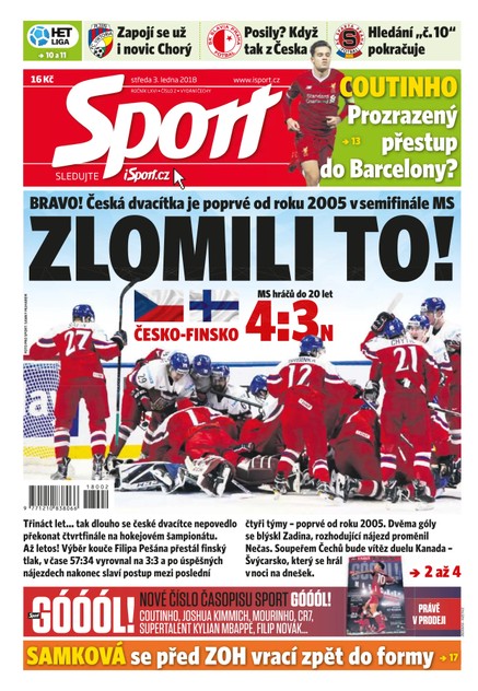 Sport - 3.1.2018