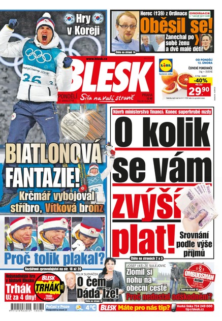 Blesk - 12.2.2018