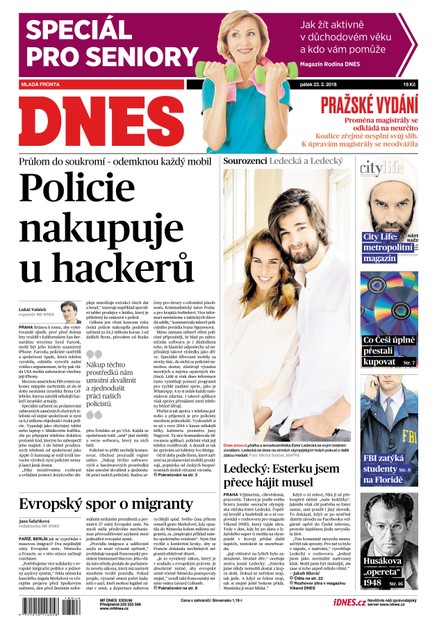 MF DNES - 23.2.2018