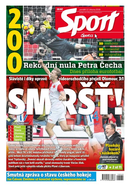 Sport - 12.3.2018