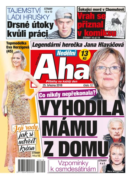 Nedělní AHA! - 25.3.2018