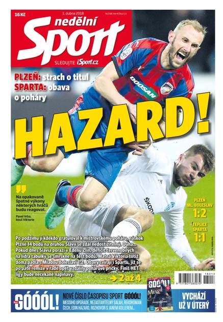 Nedělní Sport - 1.4.2018